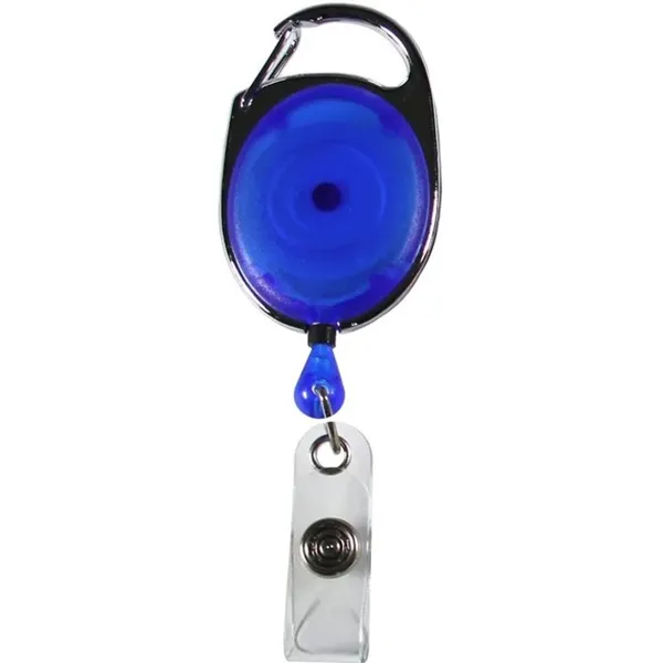 Carabiner Style Retractable Badge Reel, promotional clip with logo imprint 7