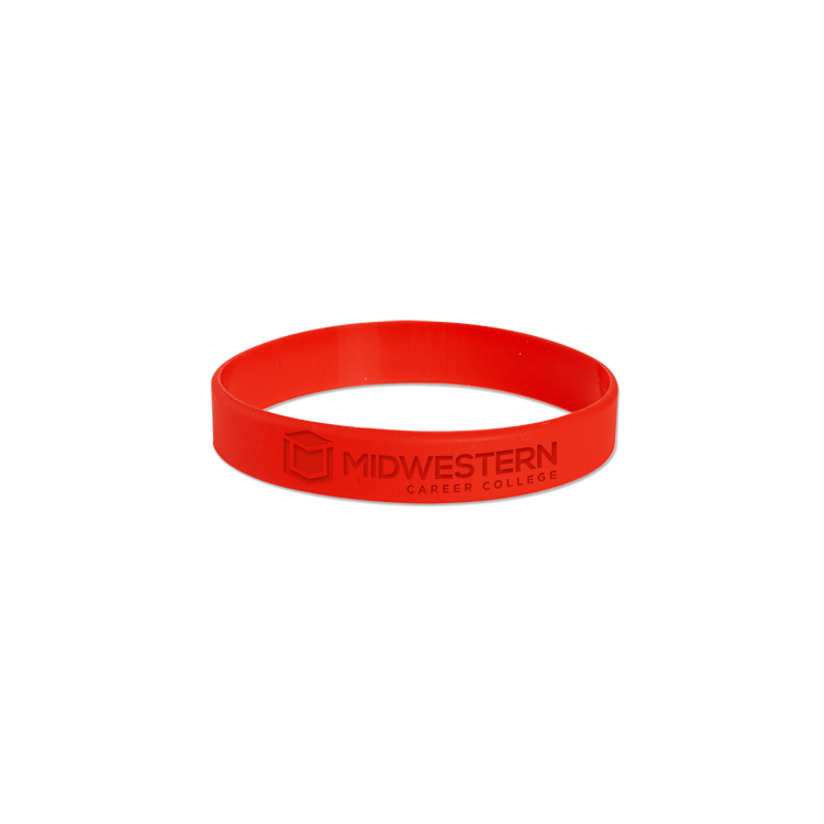 USA Debossed Silicone Bracelet 14