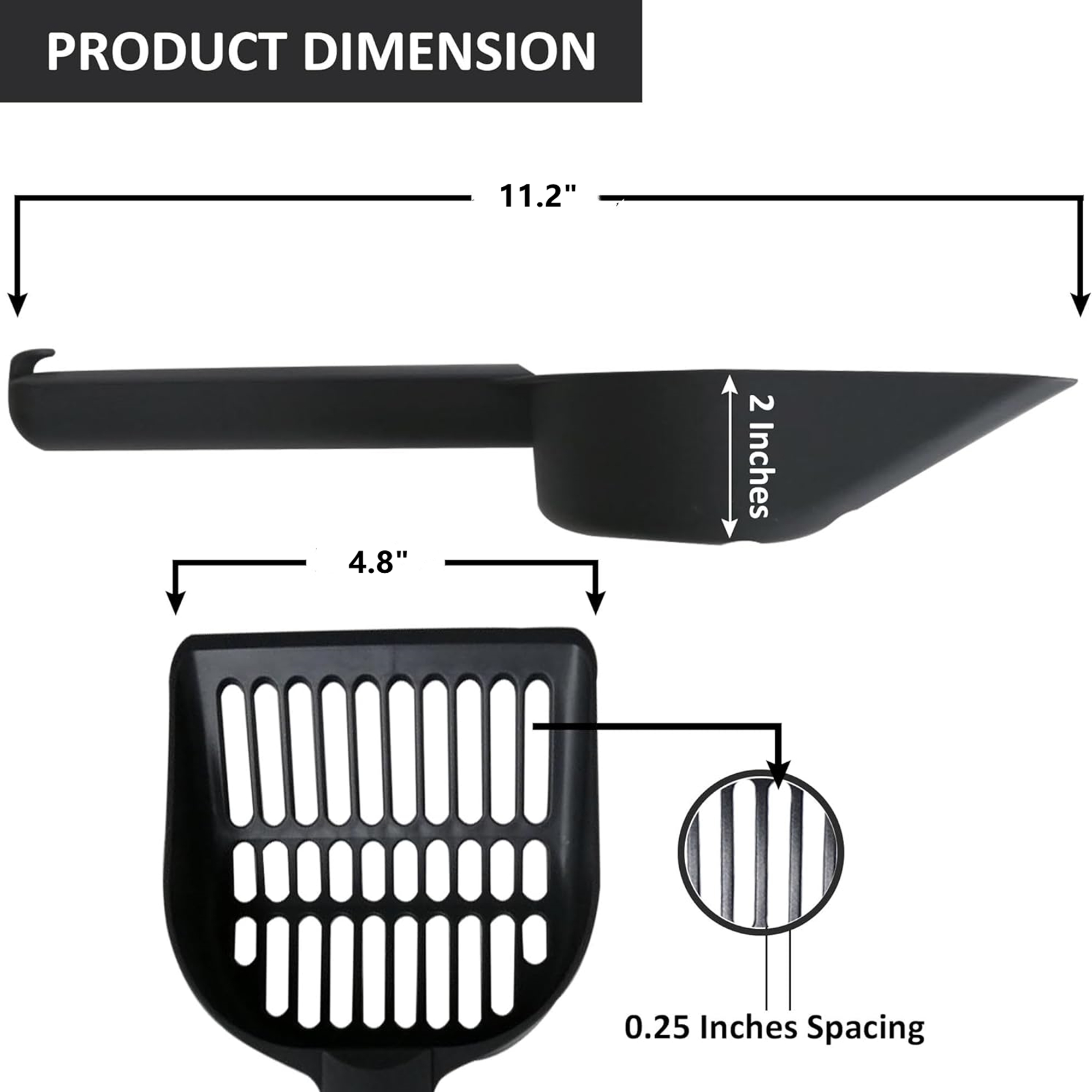 Storable Cat Litter Scooper With Handle 4