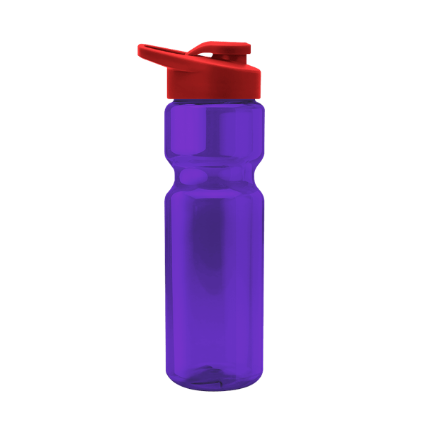 Blazer 28oz Transparent Bike Bottle w/Drink-thru Lid 388
