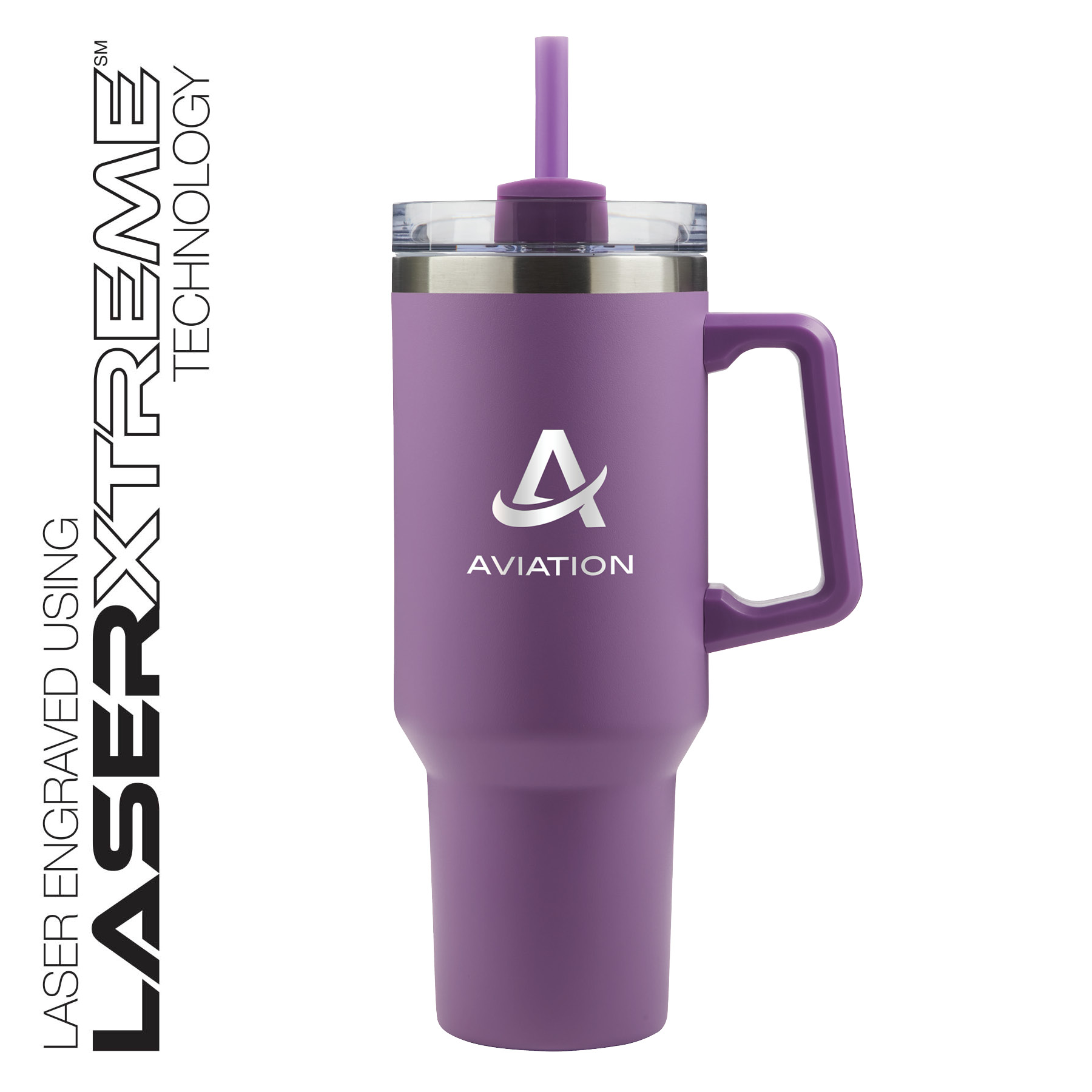 Lucas 40 oz. Double Wall, Stainless Steel Travel Mug 50