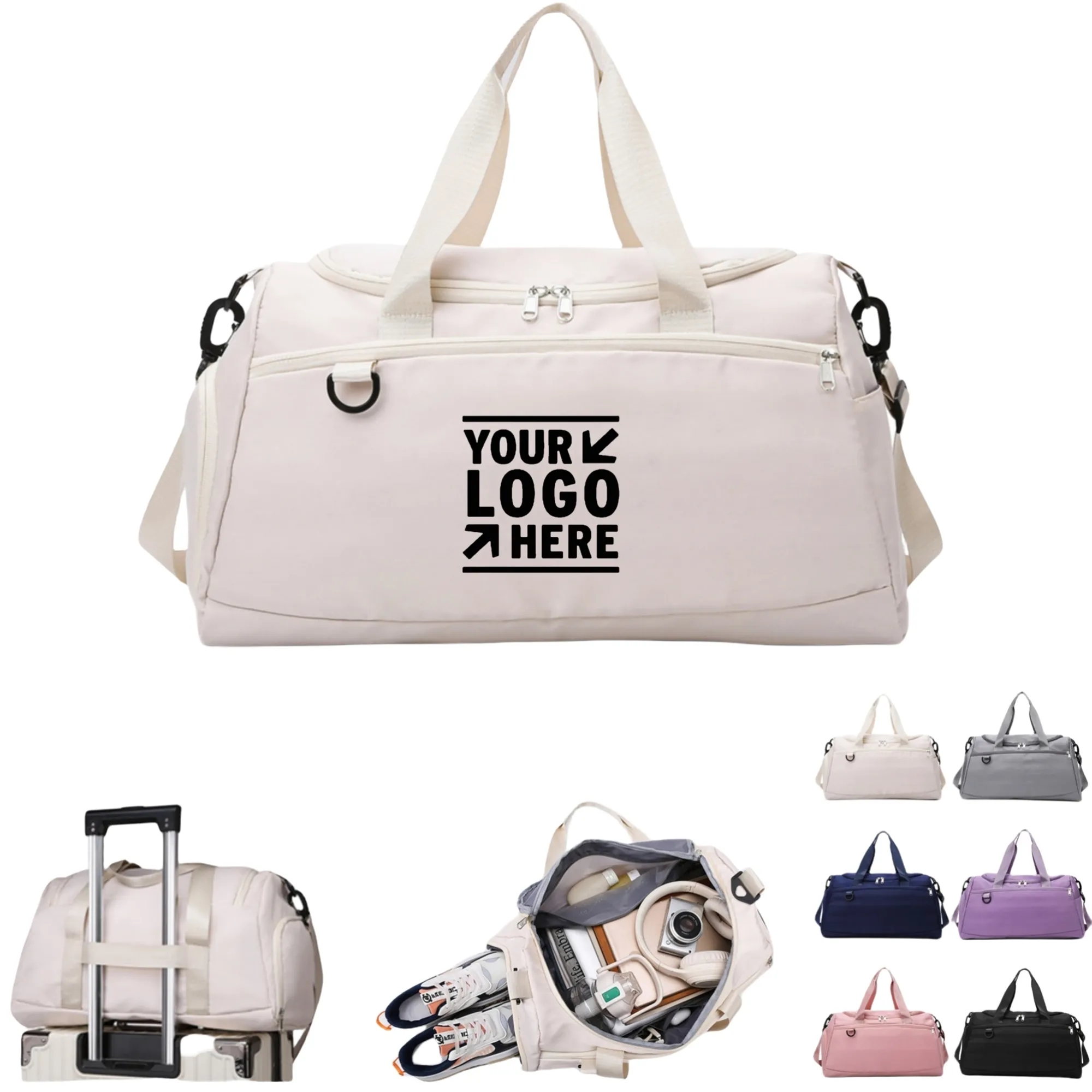 Travel Duffel Bag with Wet Pocket 2