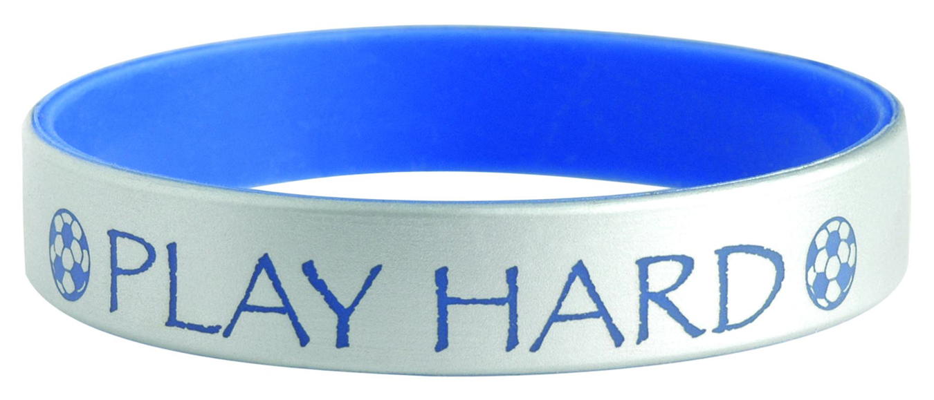 Silver Silicone Bracelets