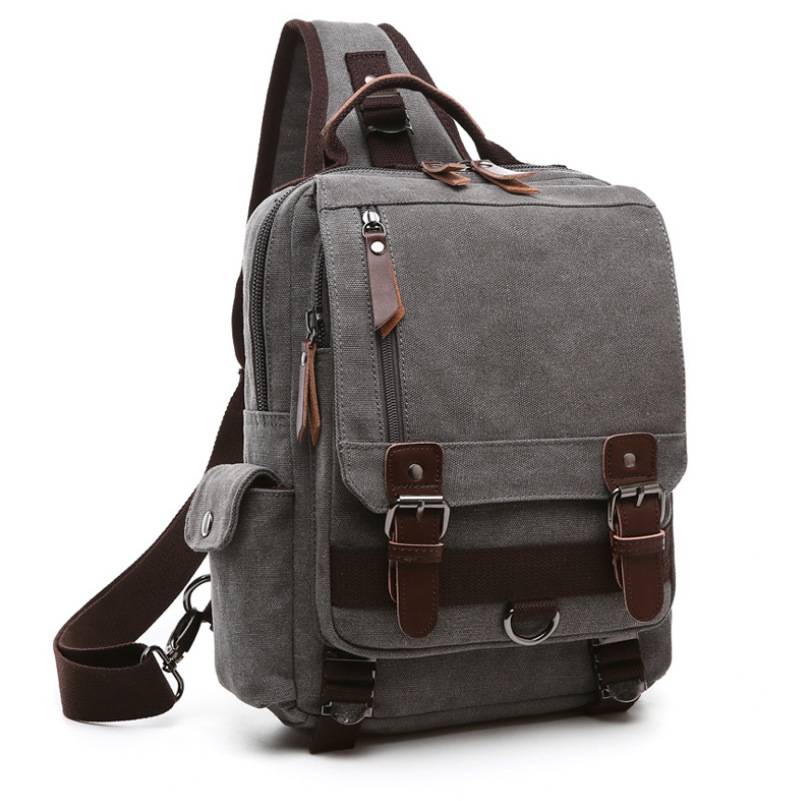Canvas Shoulder Backpack 7