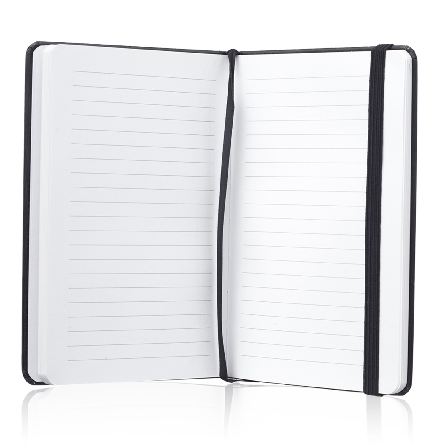 Hardcover Notebooks w/ Matching Color Elastic Band Notepad 2