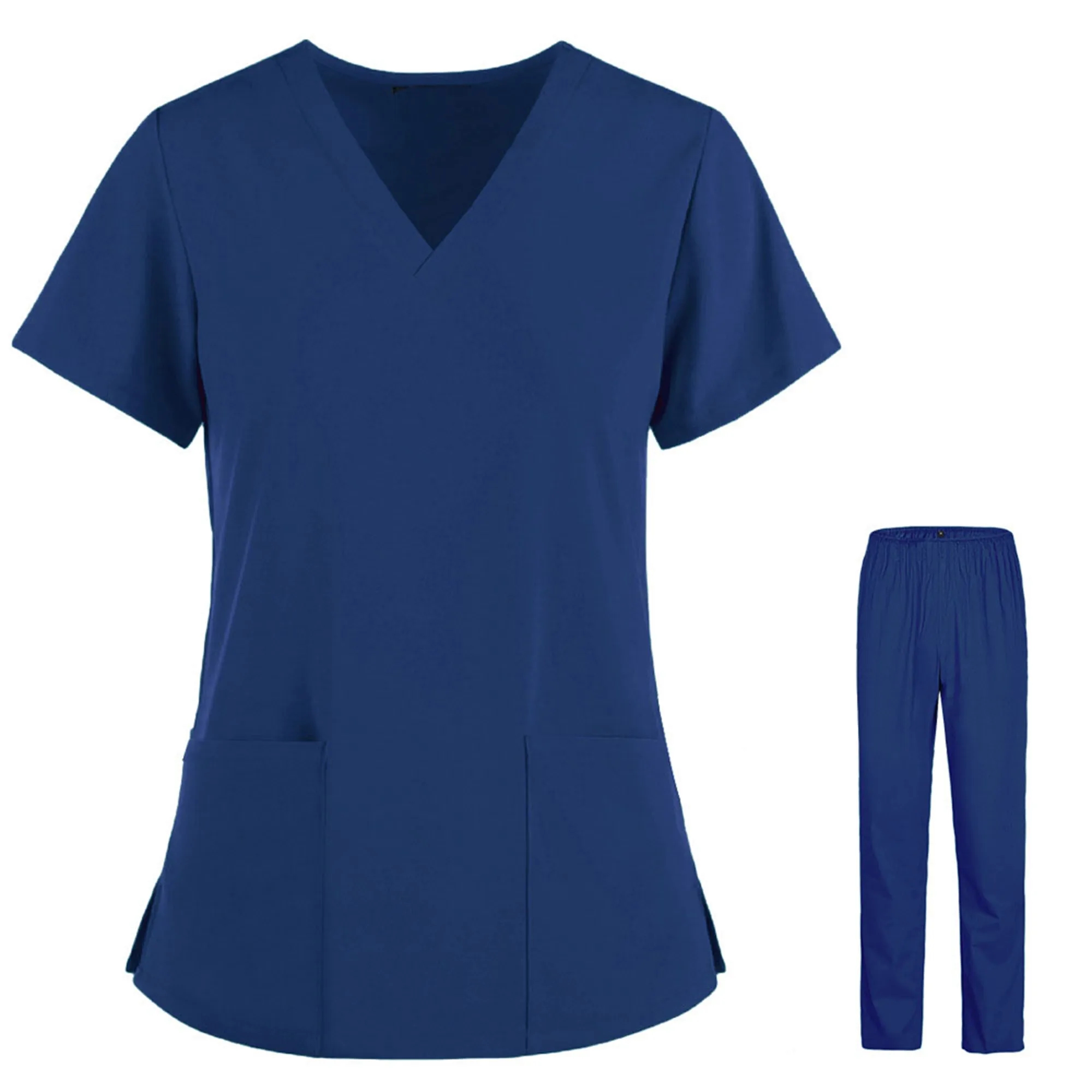 Stretchy Scrubs Medical Nursing Outfit 8
