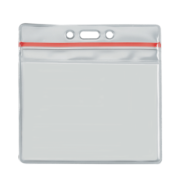4" x 3" Printed Horizontal Vinyl Pouch with Zipper 2