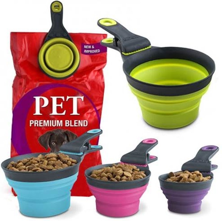 Pet Food Scoop Shovel with Clip 2