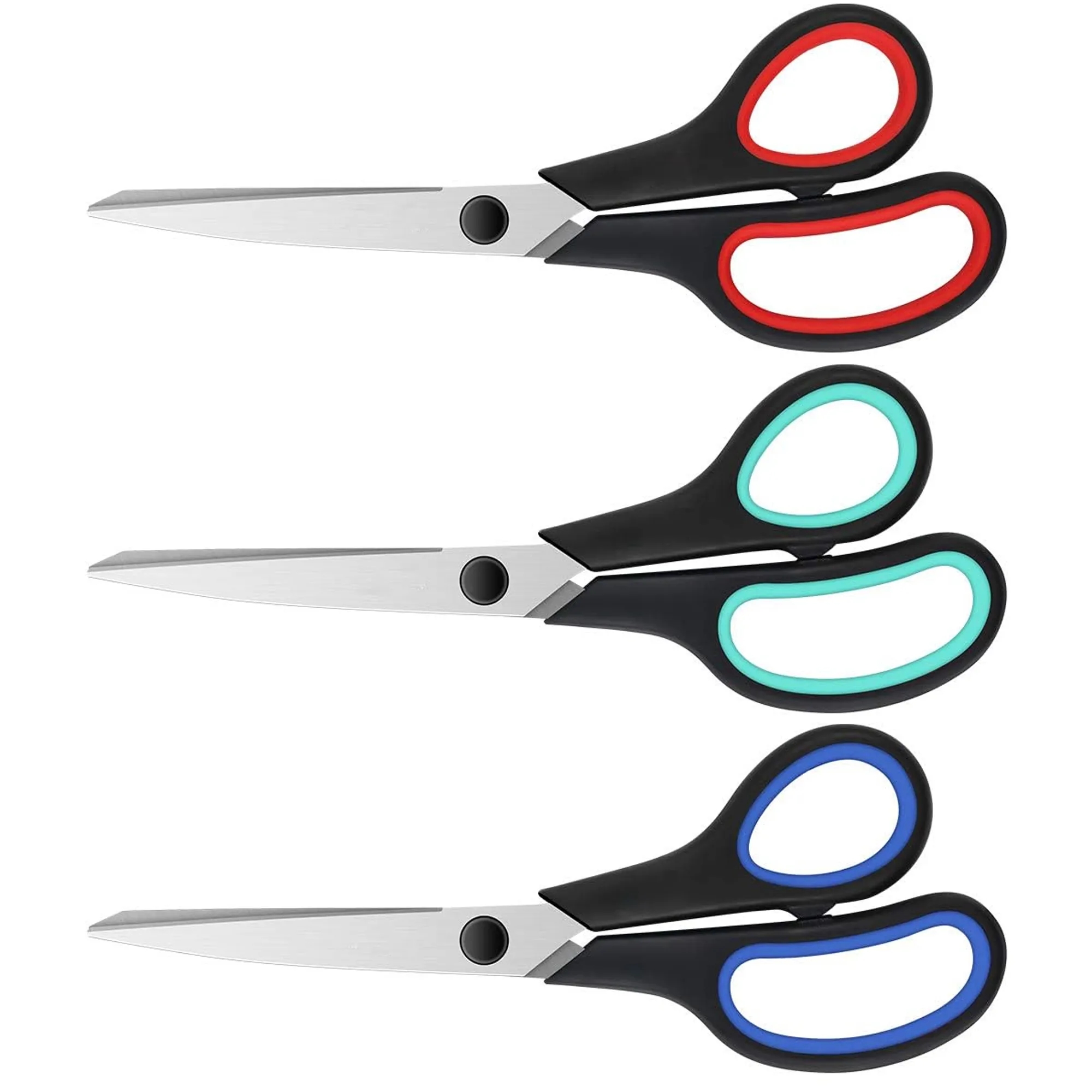 8.5" All-Purpose Stainless Steel Scissors with Comfort Grip 2