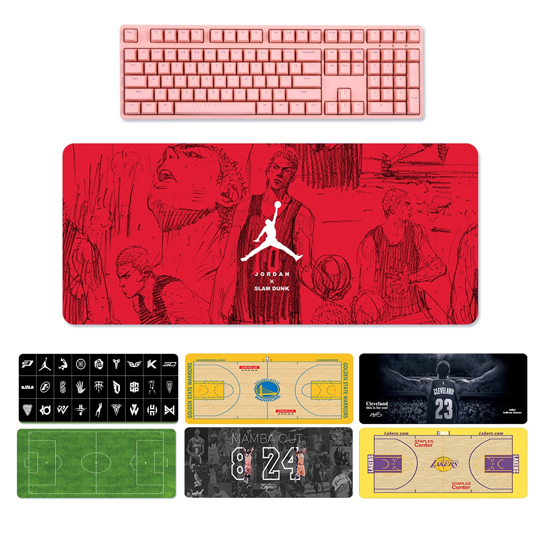 Basketball Sports Large Table Mouse Pad 3