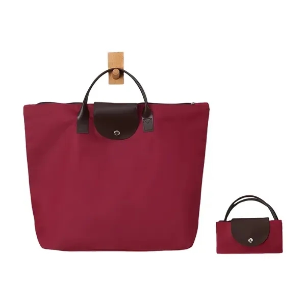 Foldable Shopping Bag with Oxford Cloth Tote, custom tote bag with logo imprint 2