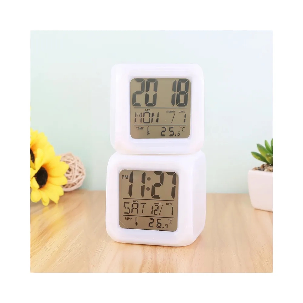 Color Change Digital Alarm Clock 4