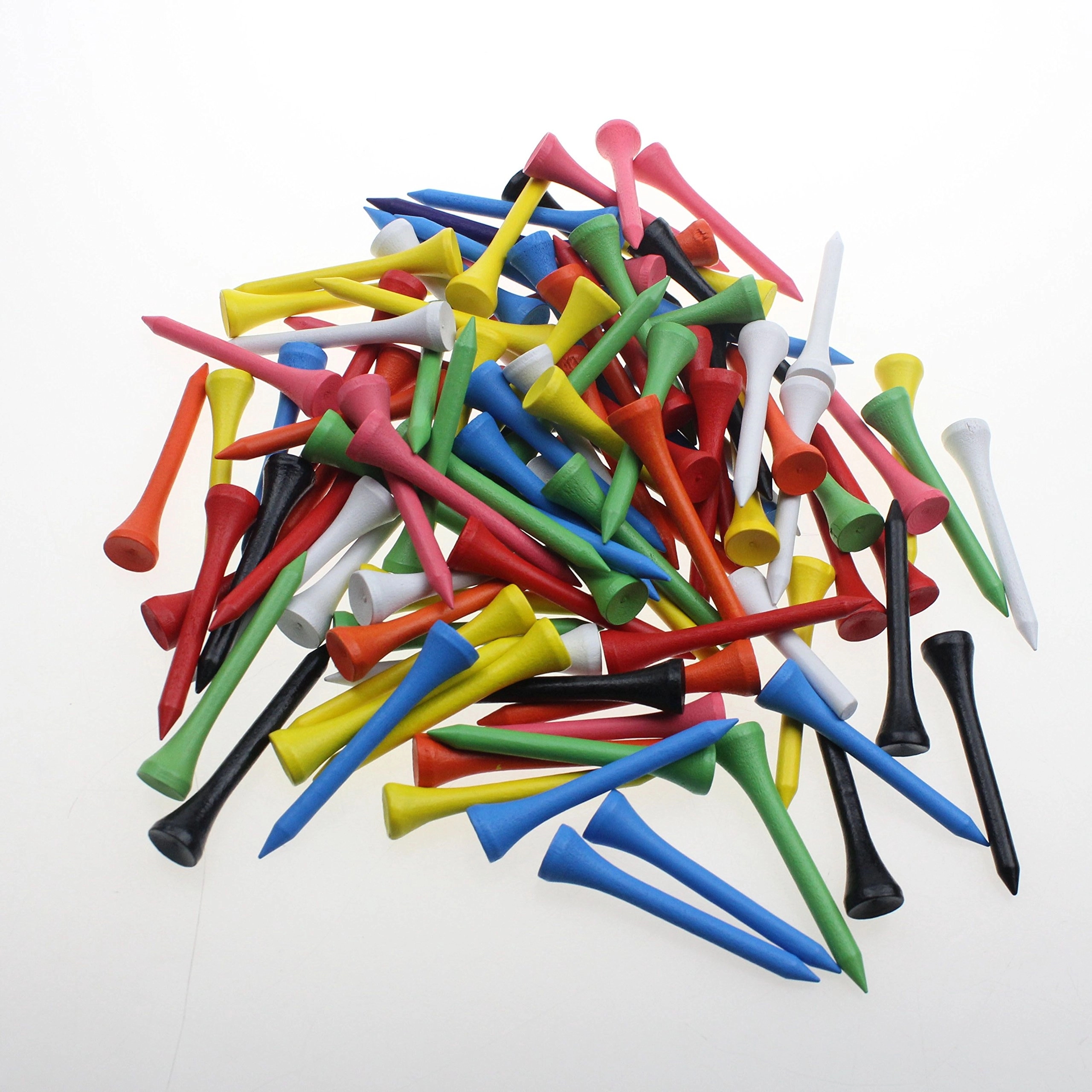 Golf Tees Professional Natural Wood 2