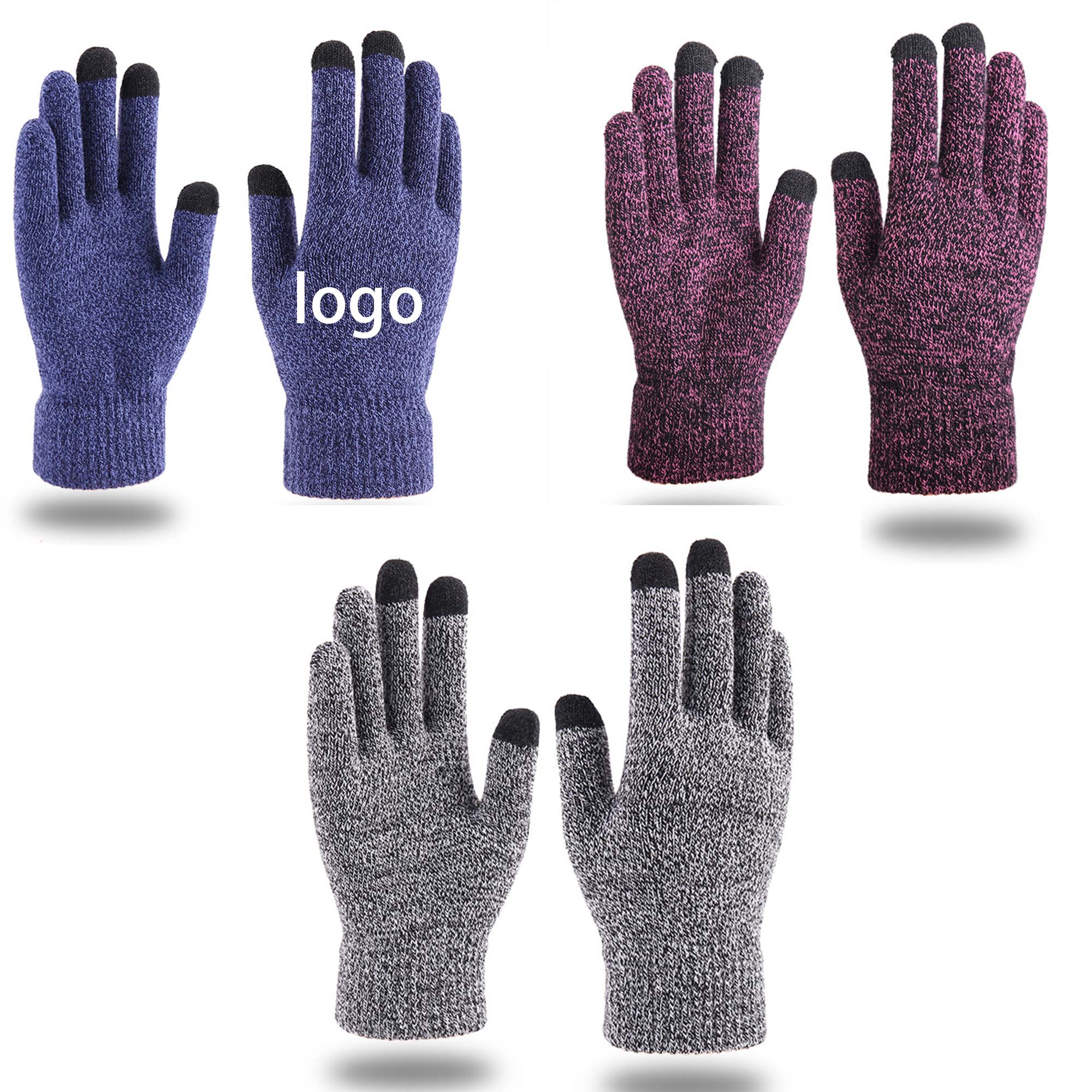 Winter Touch Screen Knitted Gloves 3