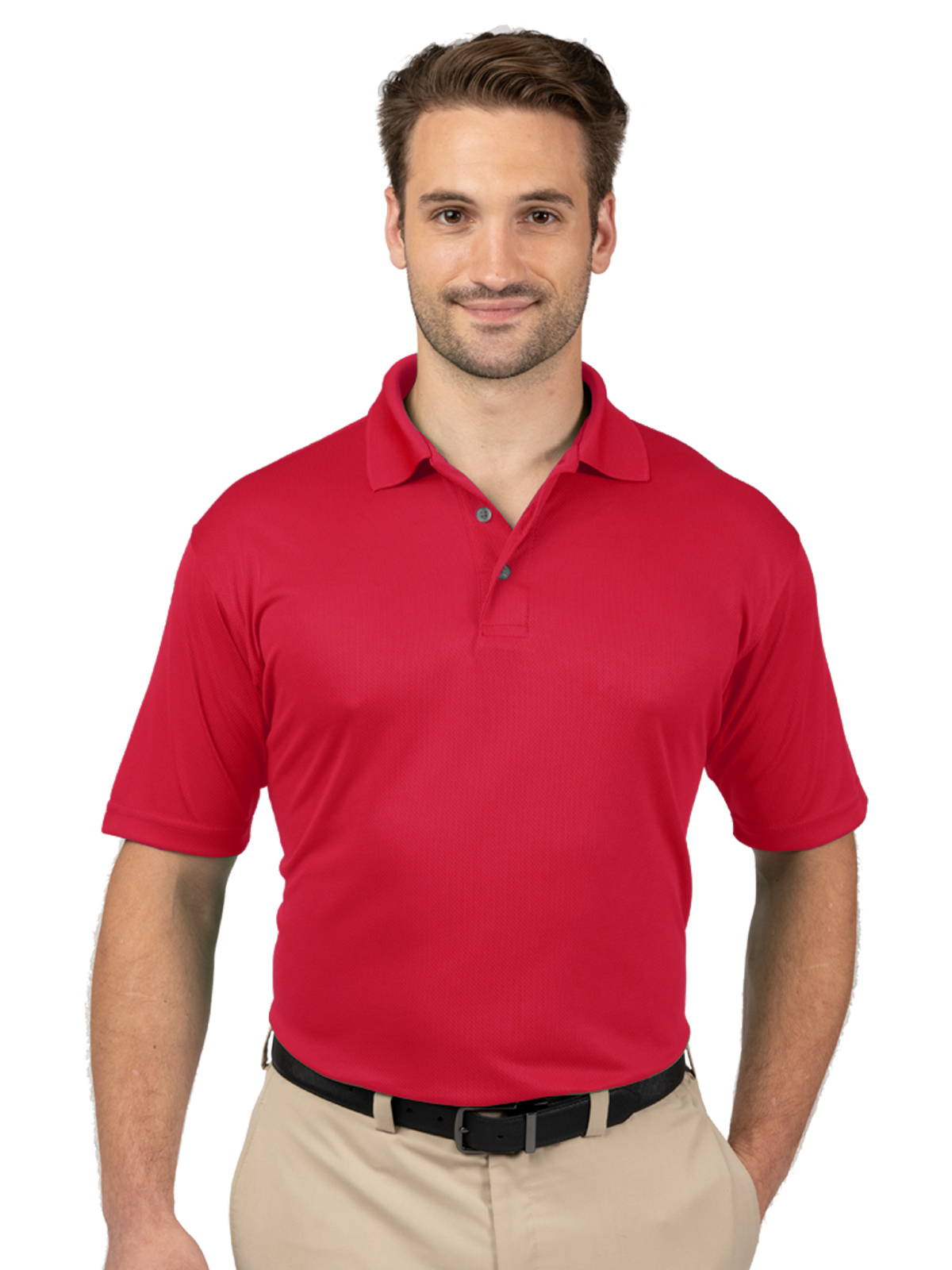 Blue Generation - Men's Pocketless Wicking Short Sleeve Polo 22