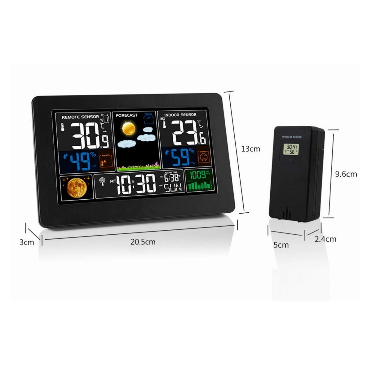 Digital Weather Station with Outdoor Senser 6