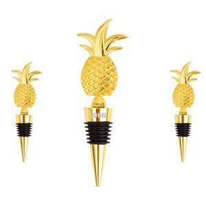 Trendy Flat Pineapple Wine Cork Bottle Stopper 2