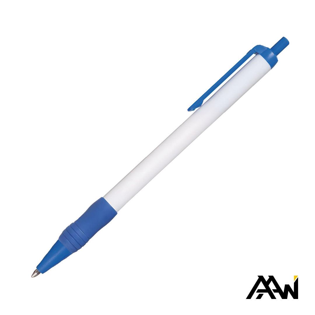 Value Slim Grip Pen w/Glossy Barrel & Matte Colored Trim 9