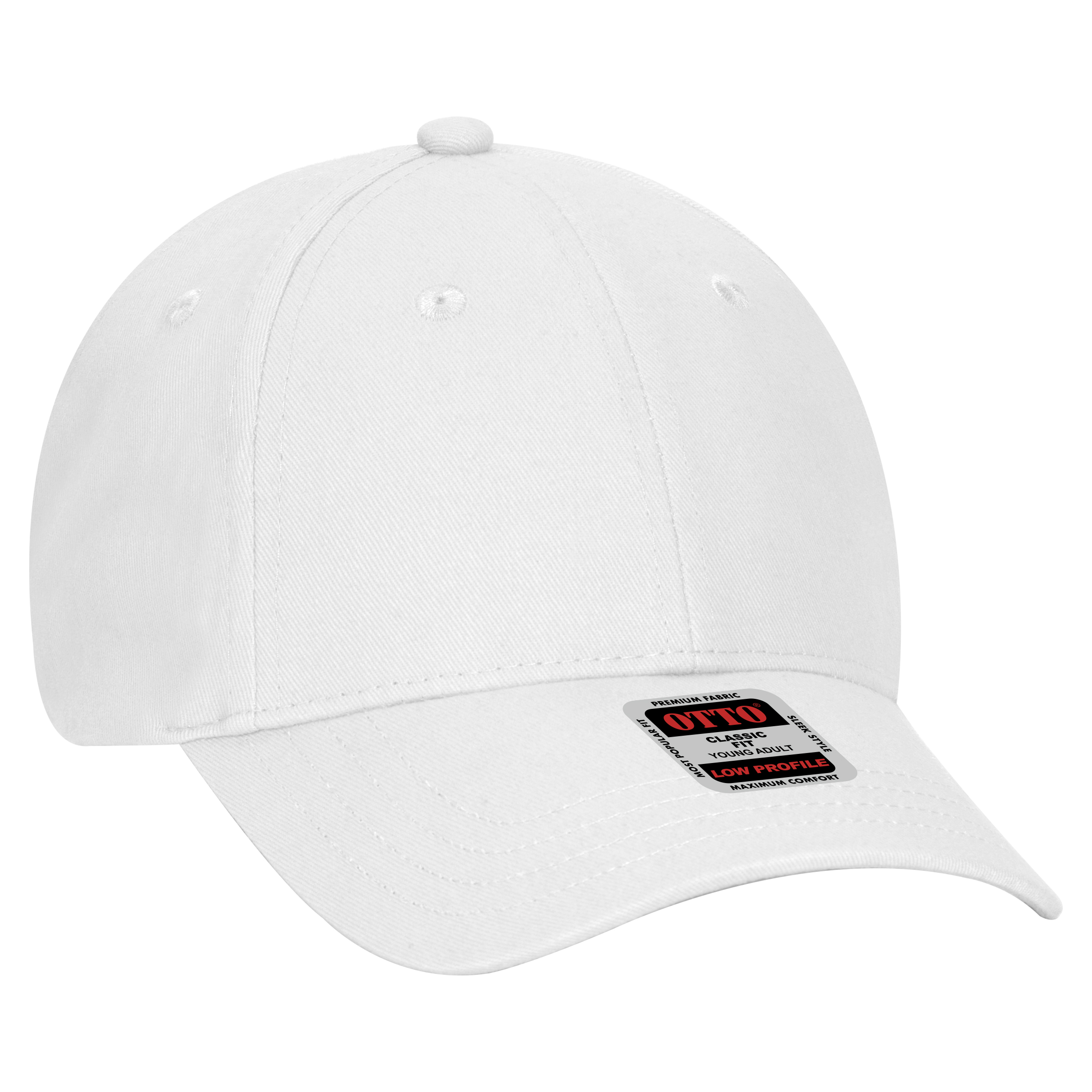 OTTO CAP® 6 Panel Low Profile Baseball Cap 6