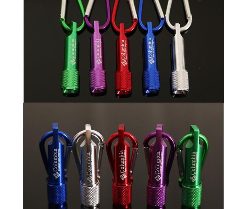 LED Flashlight Torch with Climbing Carabiner 4