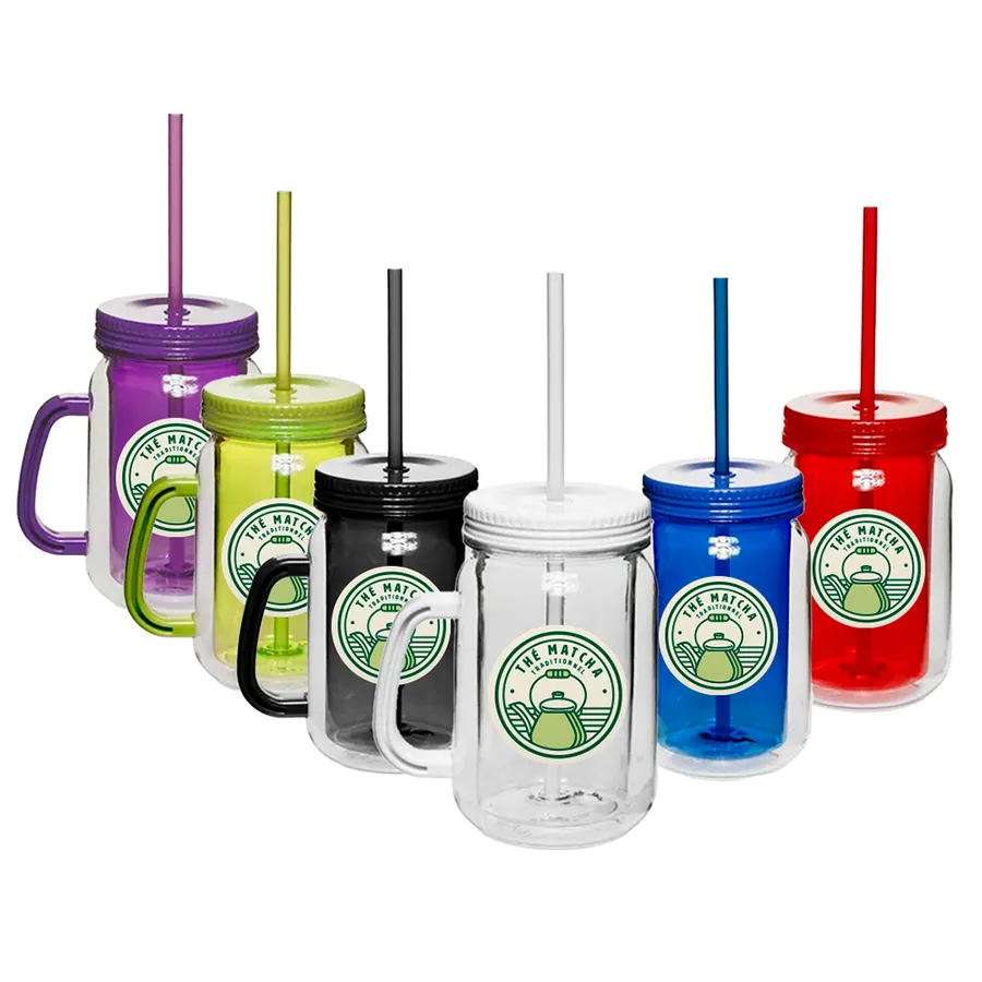 Drink Delights Mason Jars with Straw 4