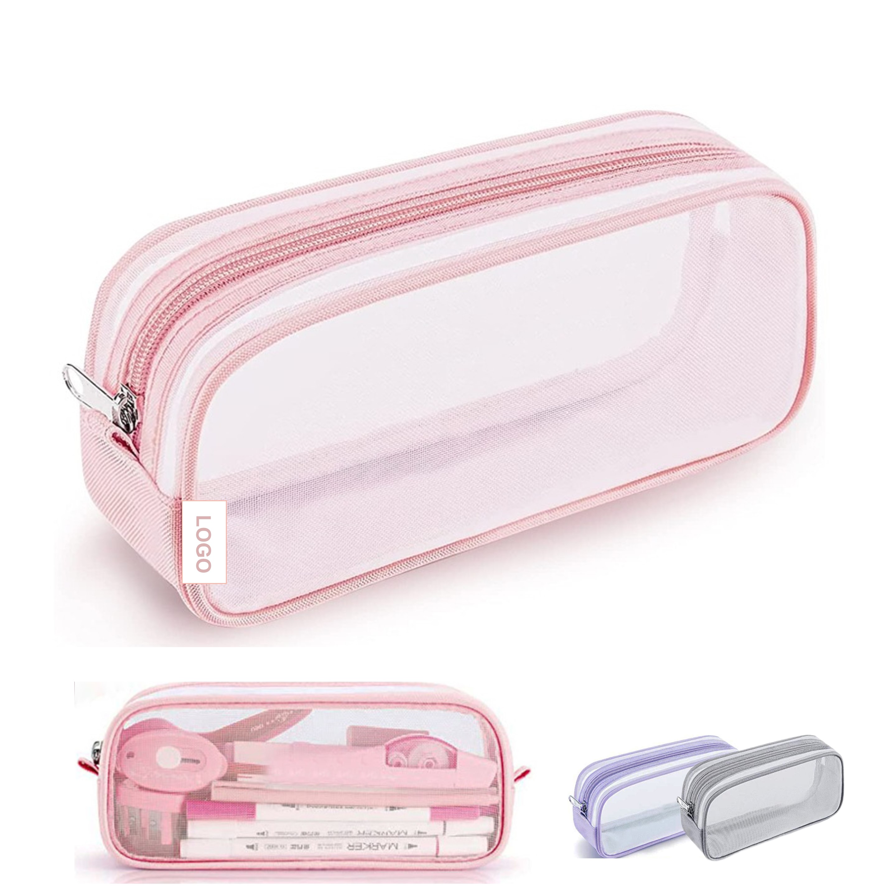 Mesh Pencil Pouch (Direct Import) 3