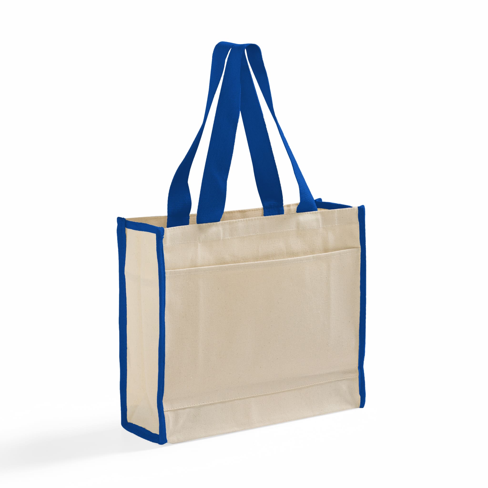 Color-Trim Canvas Tote Bag, custom tote bag with logo imprint 5