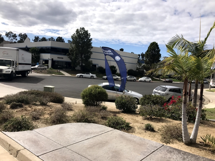 Giant Location Pin, Unique Outdoor Pinpoint Flag 1