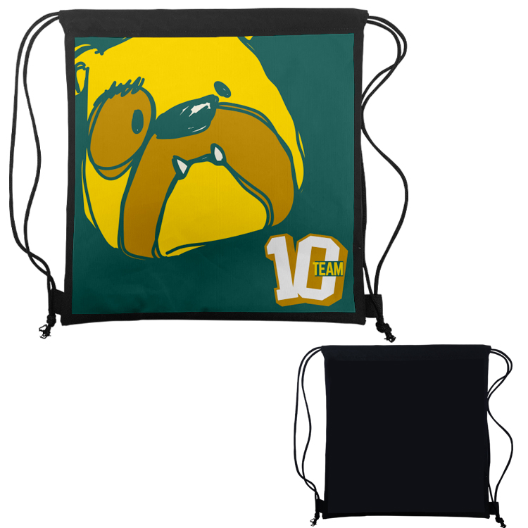 Economy Sublimated Drawstring Pack 10