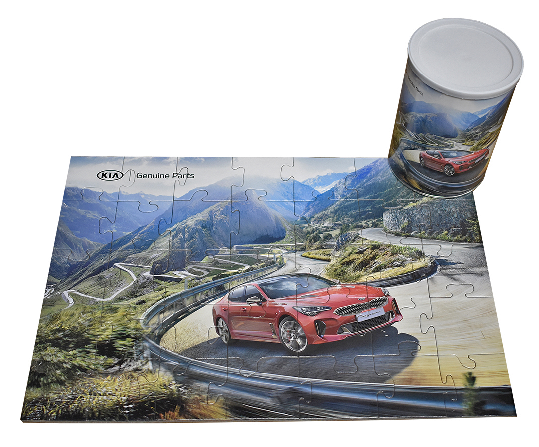 35 Pieces - 11" X 16" - Large Puzzle in Can 2