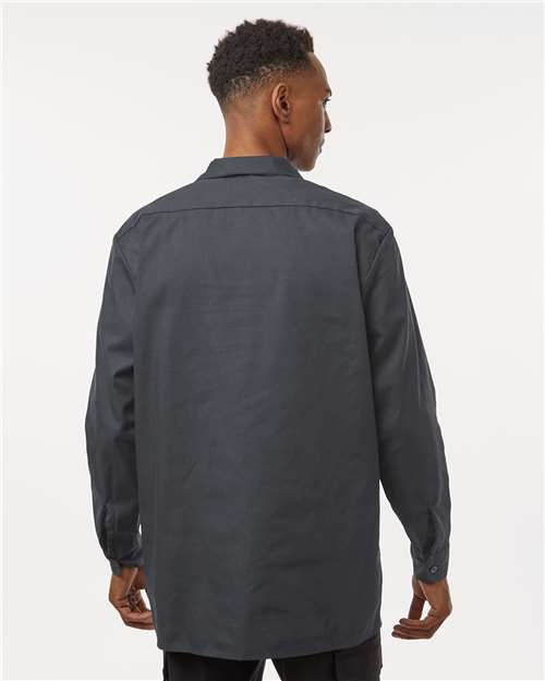Men's Tall Industrial Long Sleeve Work Shirt - L535T 6