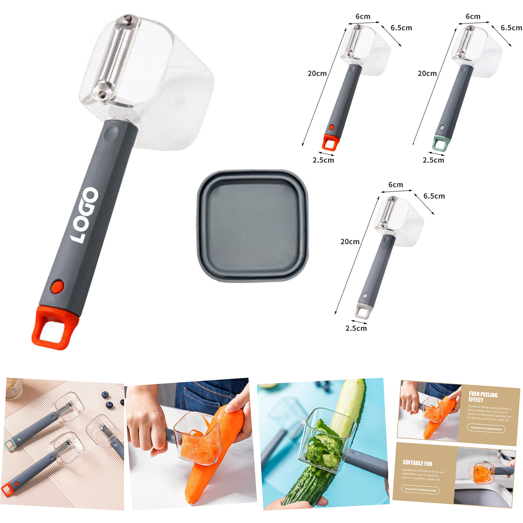 Peeler Home Tools Stainless Steel Scraper 2