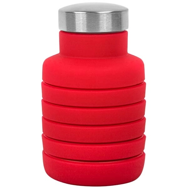 17oz Collapsible Silicon Water Bottle 13