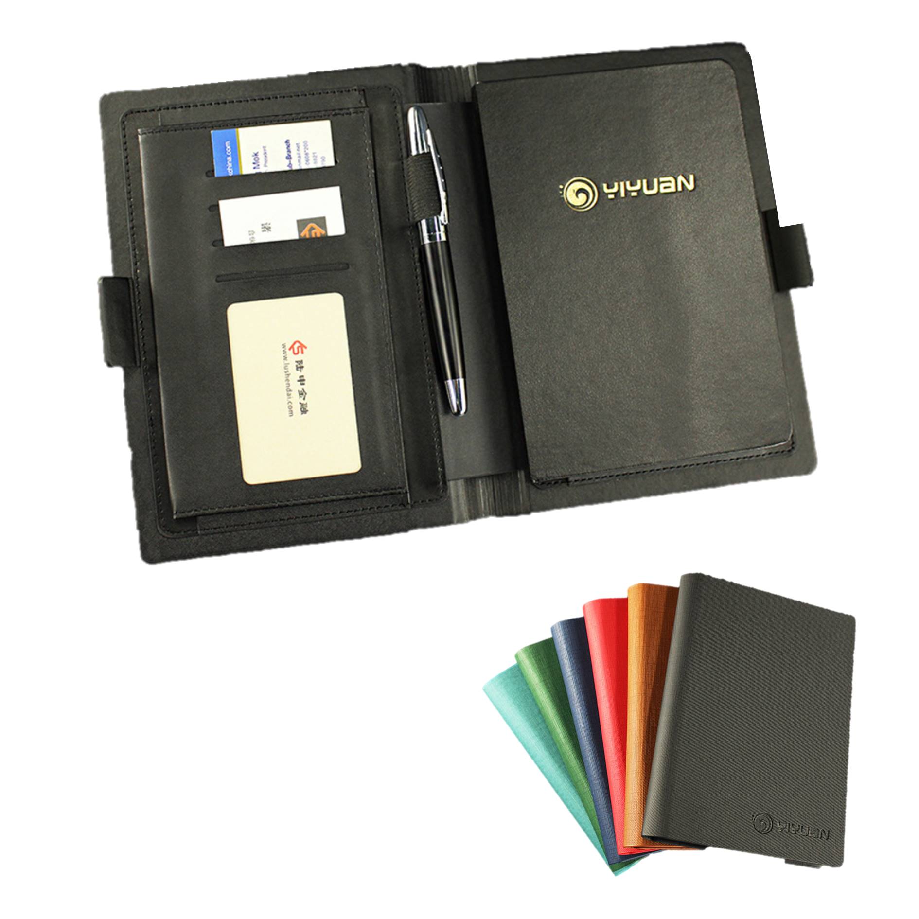 PU Magnetic Buckle Document Bag Notebook Large-Capacity 1