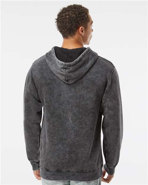 Unisex Midweight Mineral Wash Hooded Sweatshirt - PRM4500MW 6