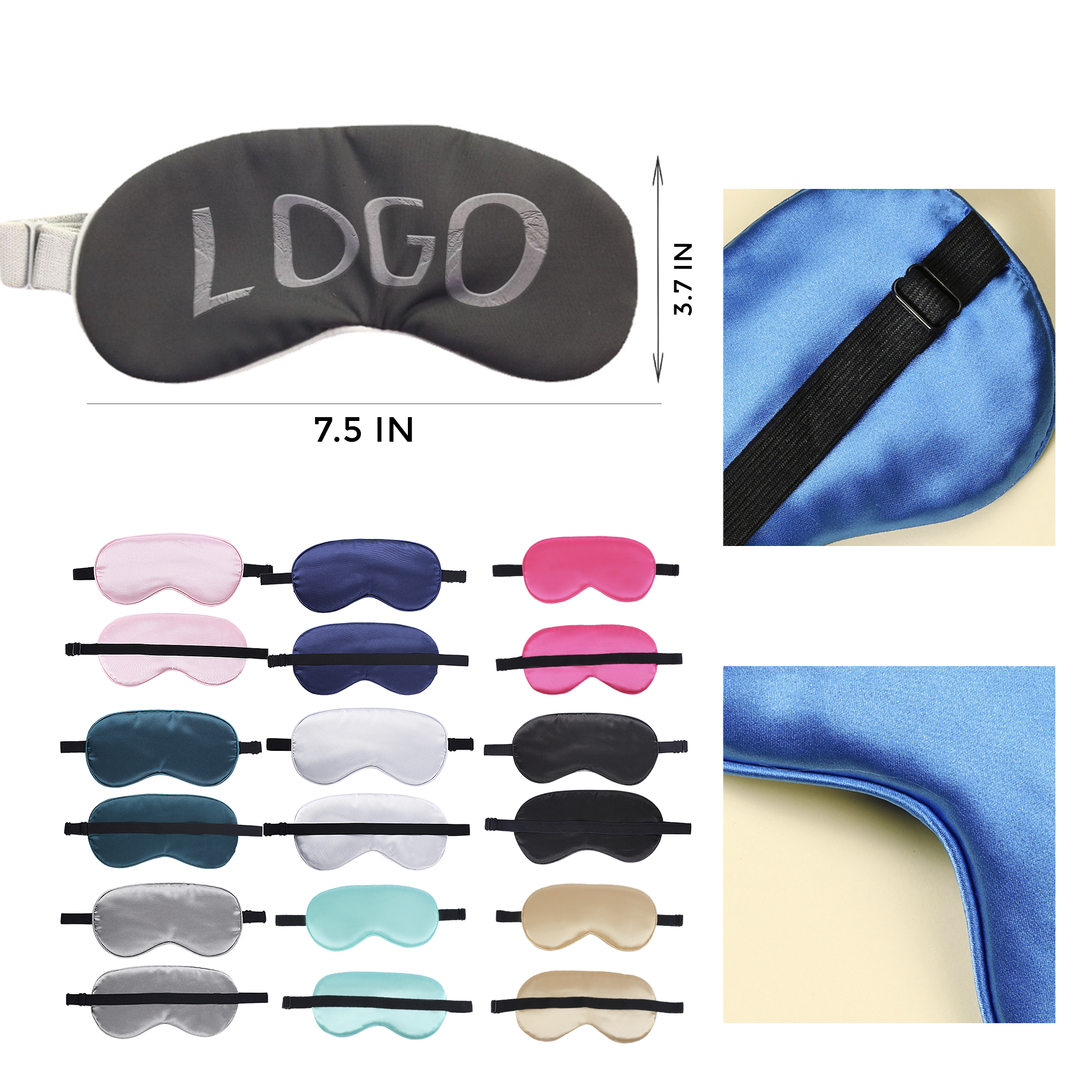 MOQ 100 PCS Snug Soft Sleep Eye Mask 2