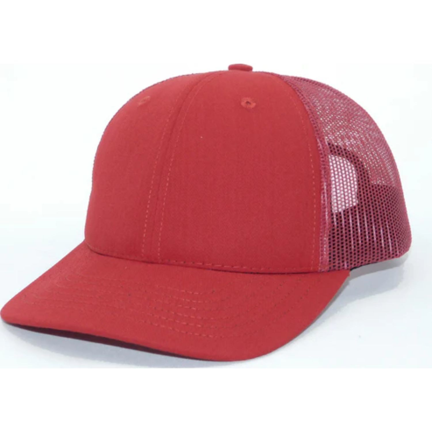True American Made 6-Panel Matching Mesh Trucker Cap 3