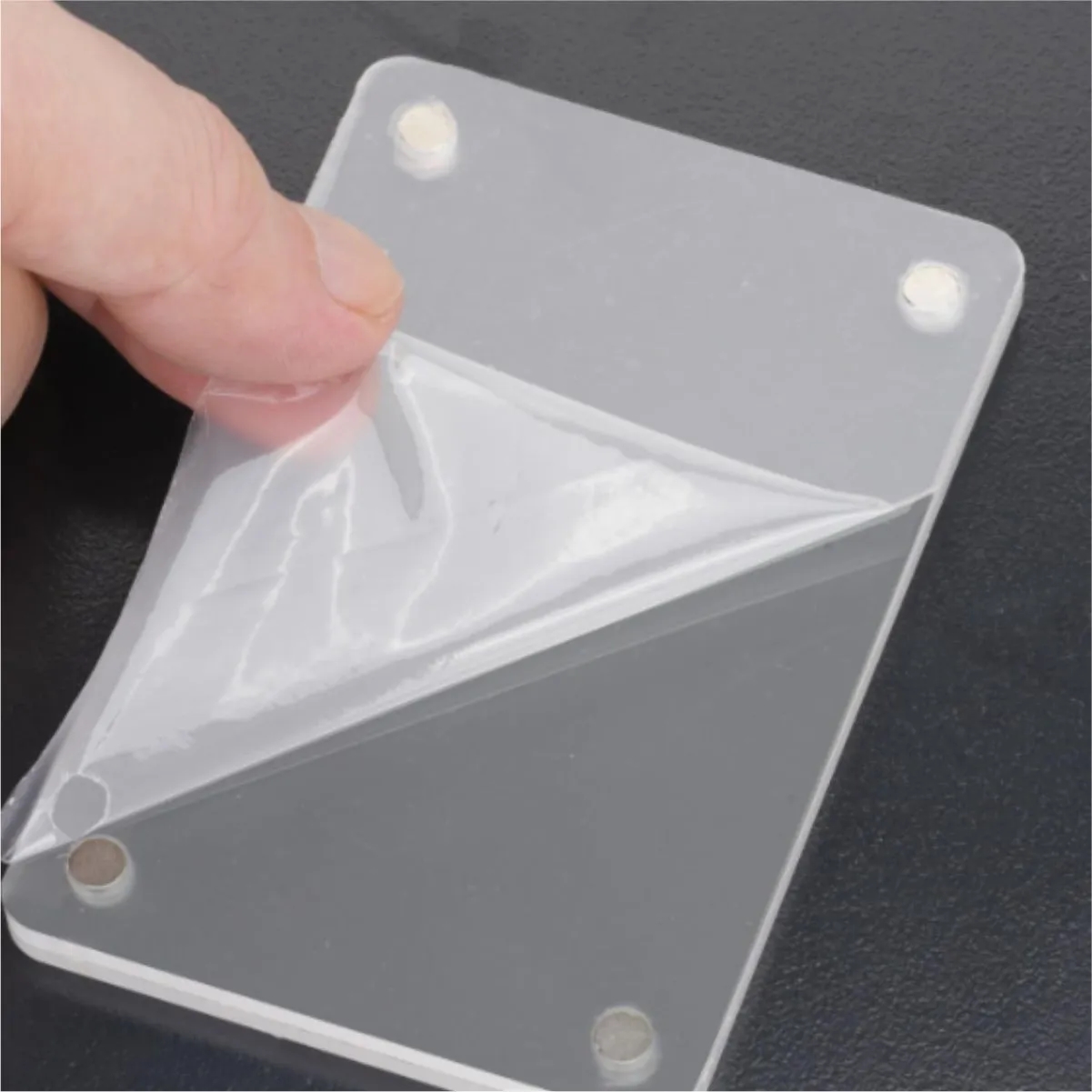 Acrylic Sun Visor Photo Frame Clip 2