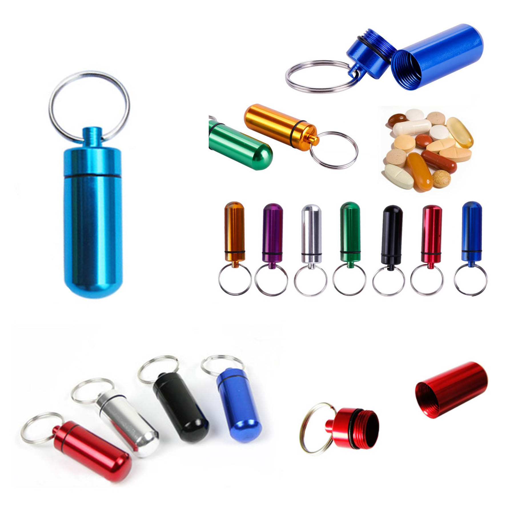 Outdoor New Peculiar Key Chain Portable Cartridge Box Key Hanging Bottle 1