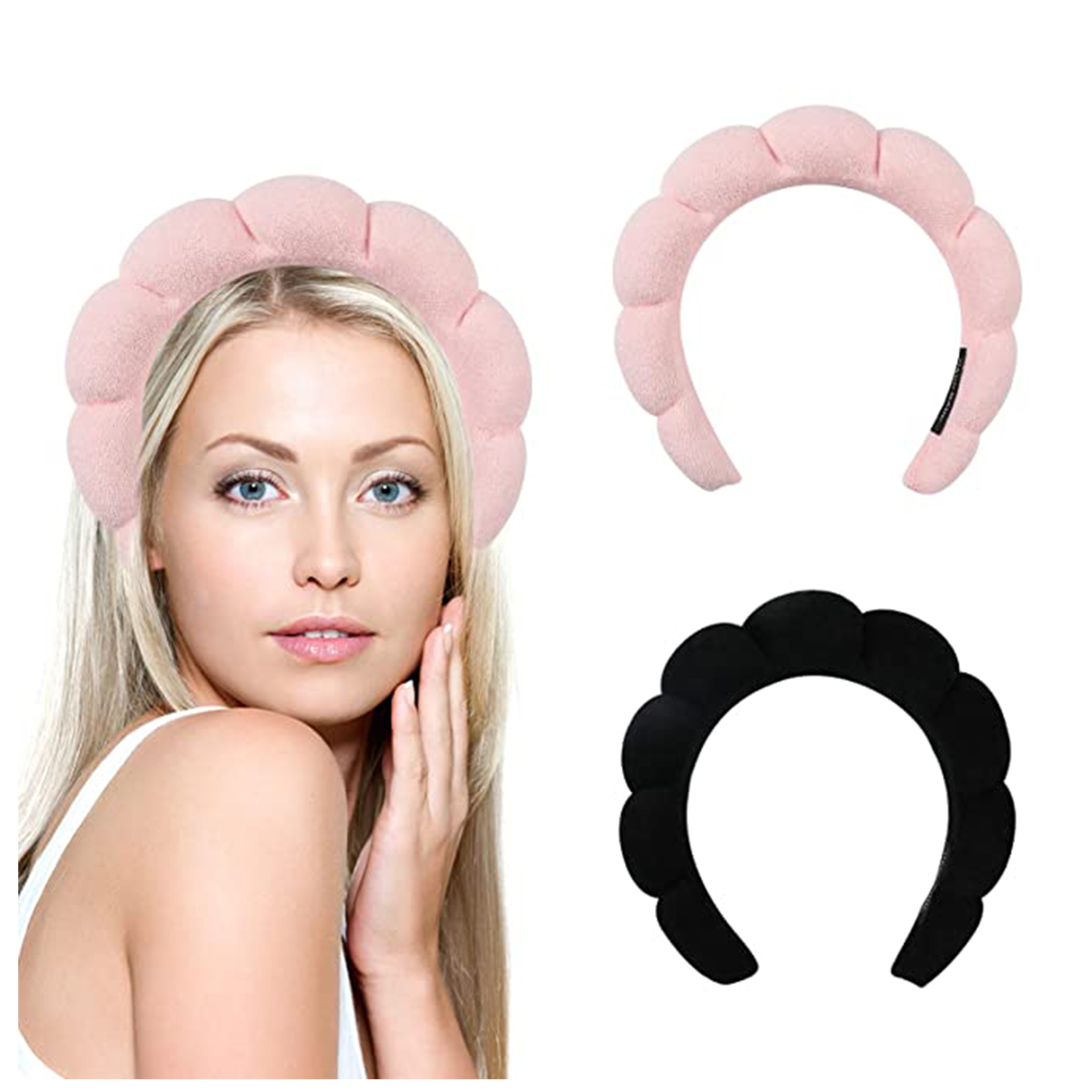 15 3/4" x  19 11/16" Spa Headbands for Women