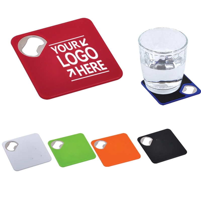 2-in-1 Multifunctional ABS Coaster Bottle Opener 7