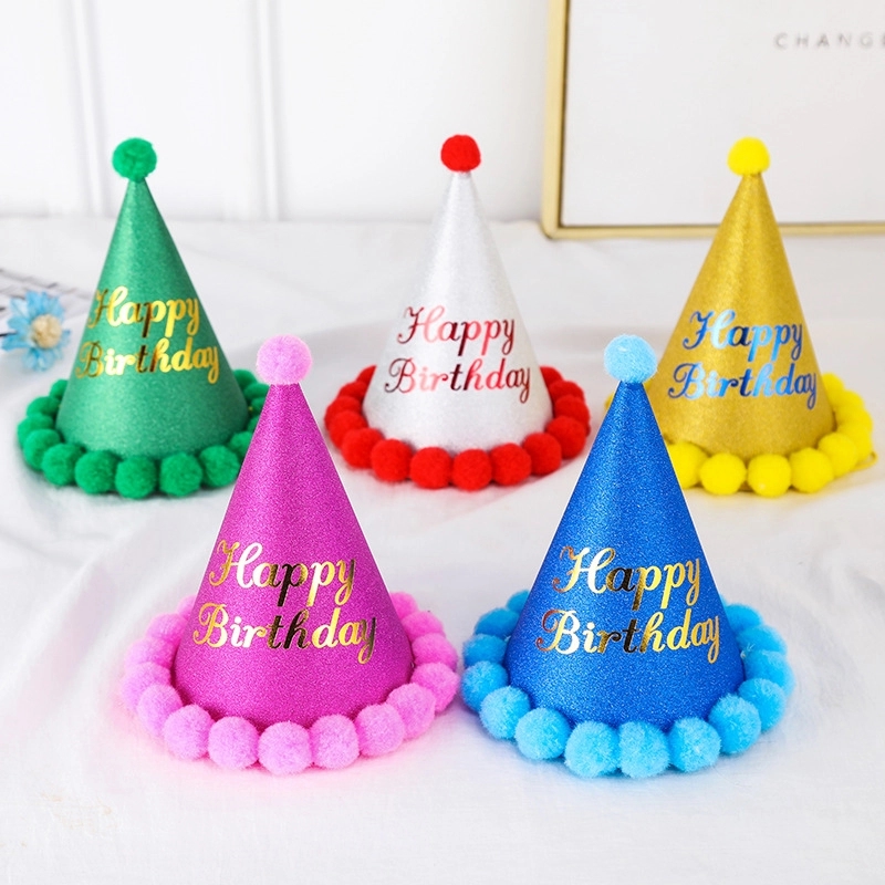 Birthday Party Kids Game Hat & Cake Celebration Decoration 9