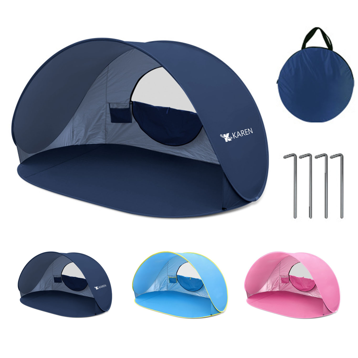 Portable Polyester Pop Up Camping Tent 9