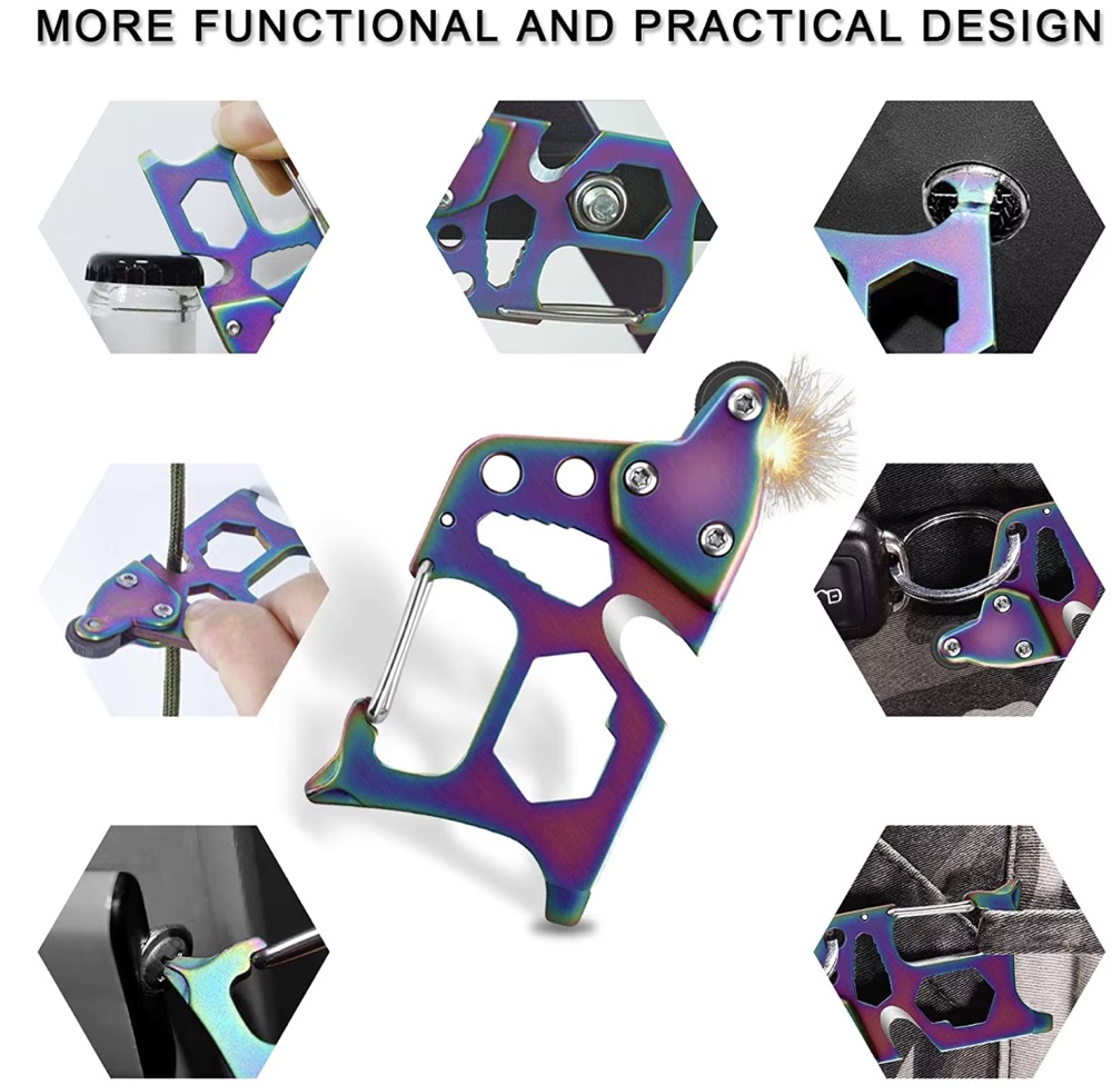 8 In 1 Multitool Tool Keychain 2