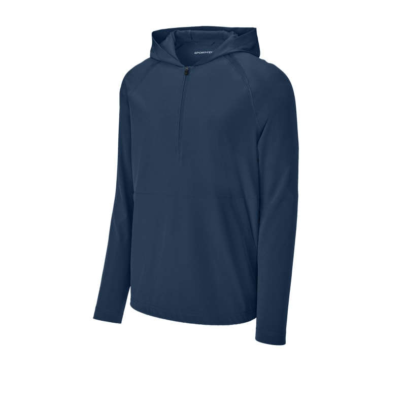 Sport-Tek Repeat 1/2-Zip Long Sleeve Hooded Jacket 30