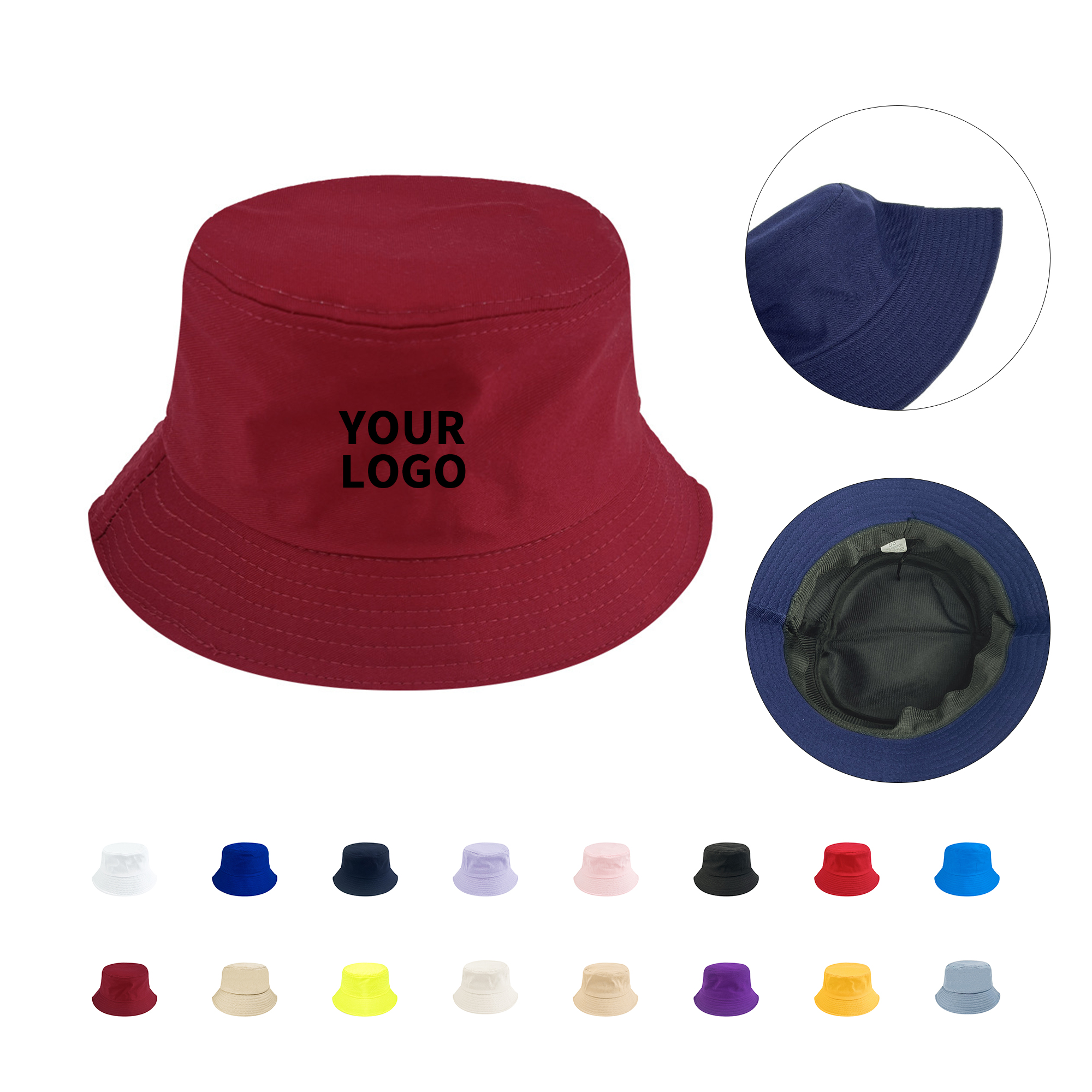 Cotton Summer Bucket Hat For Outdoor Leisure 9