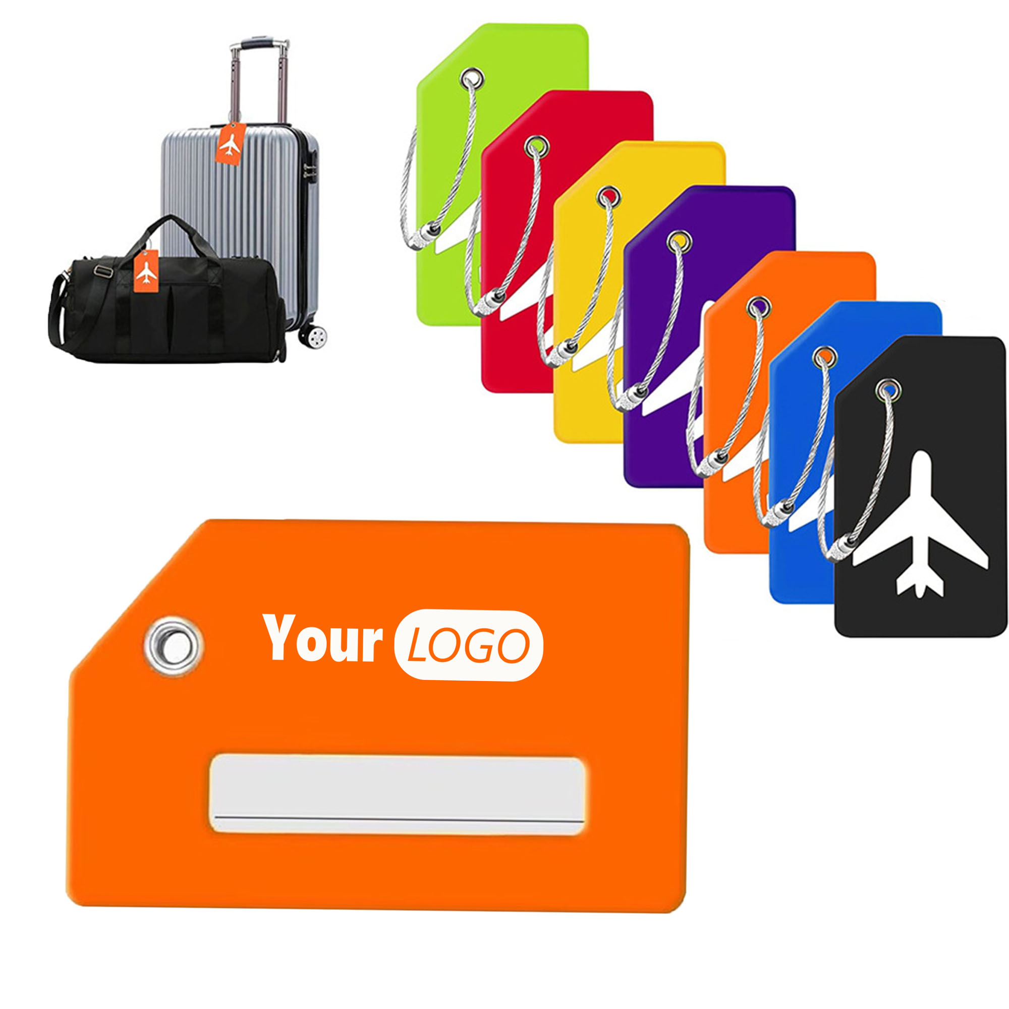 Durable Silicone Baggage Tag MOQ 50 PCS 5
