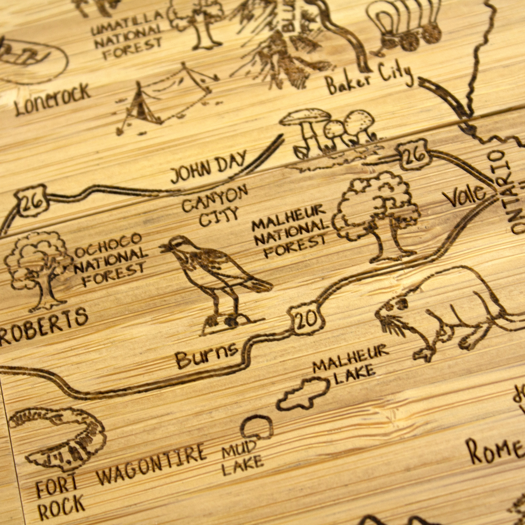 Oregon Puzzle Coaster Set 1