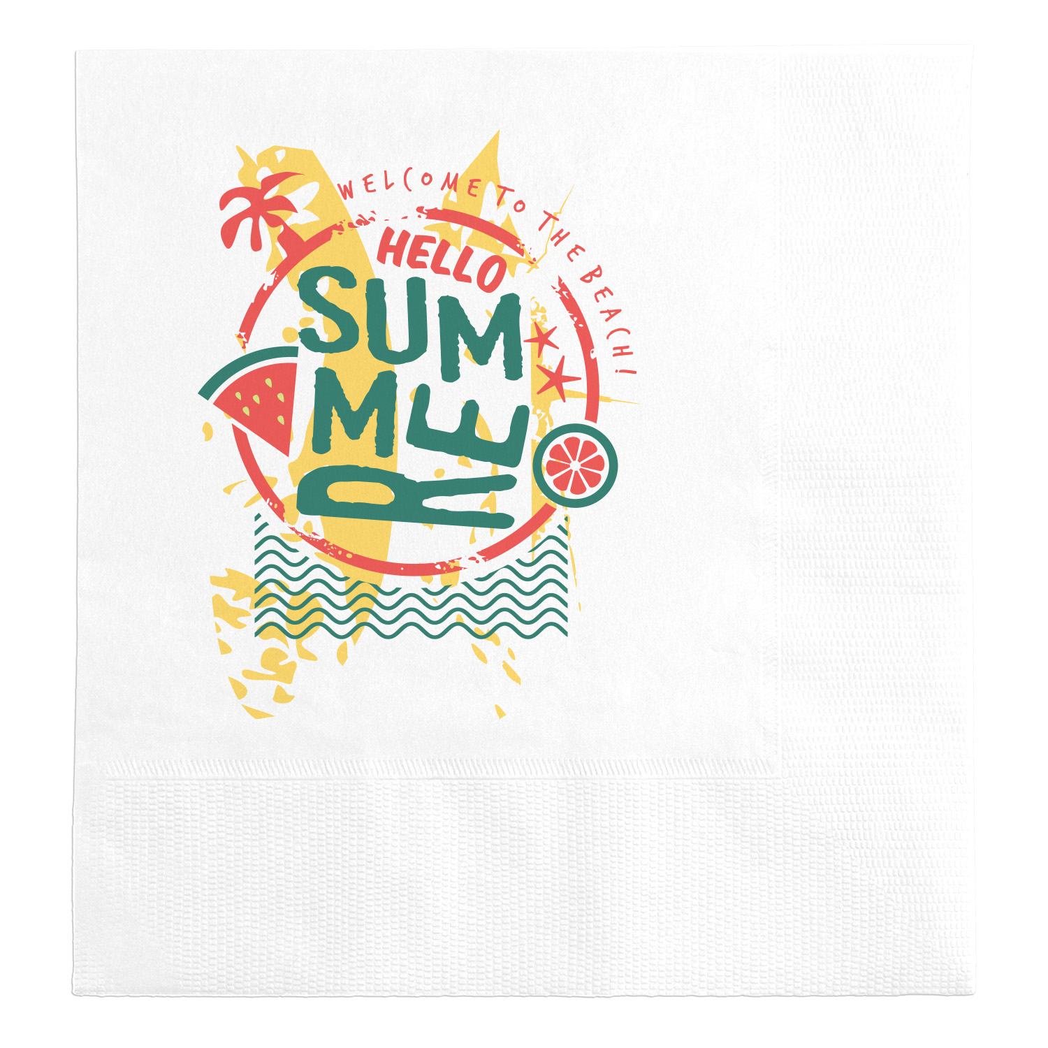 5" x 5" Cocktail Napkin (3-Ply) 3
