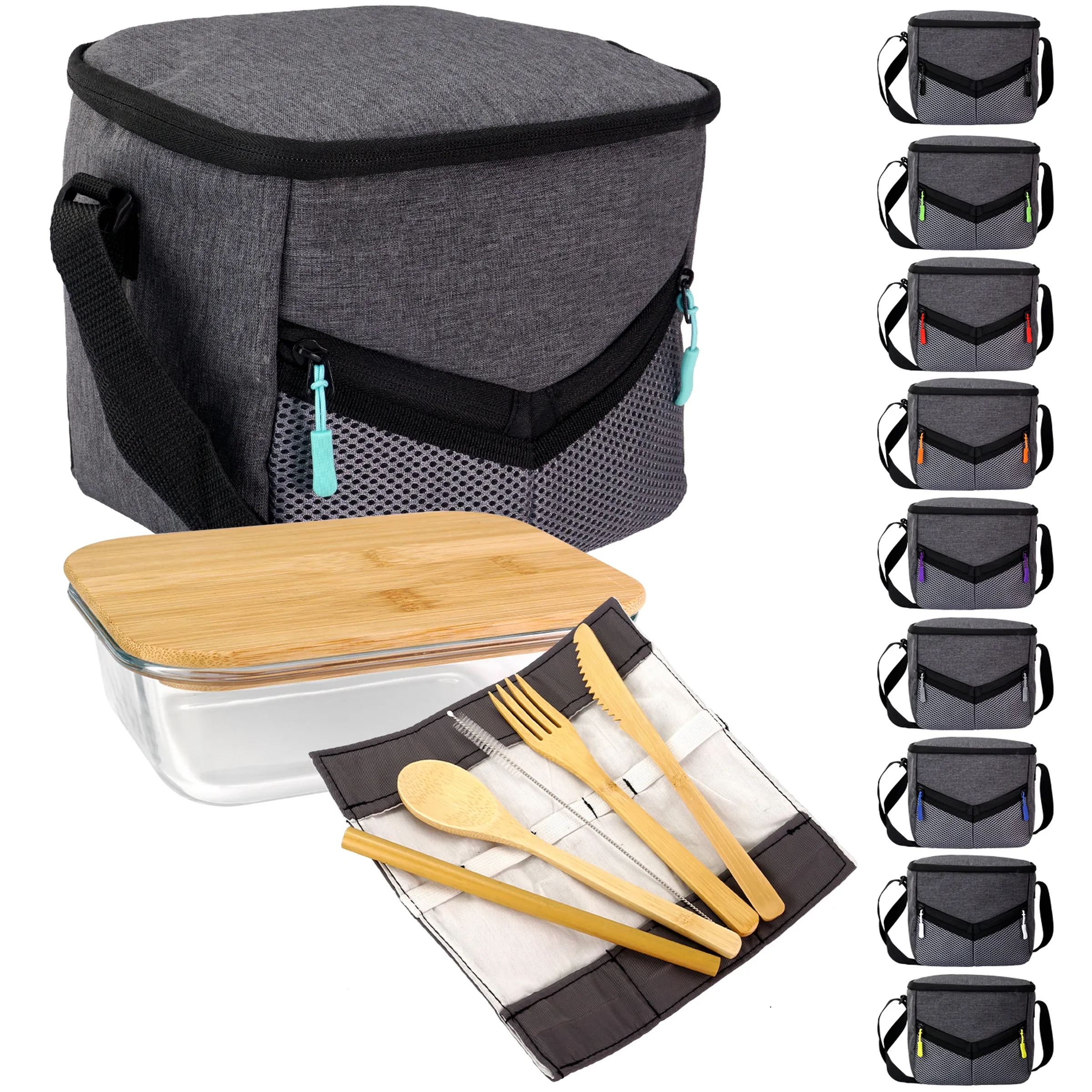 Victory Lunch Cooler Bamboo Set 25